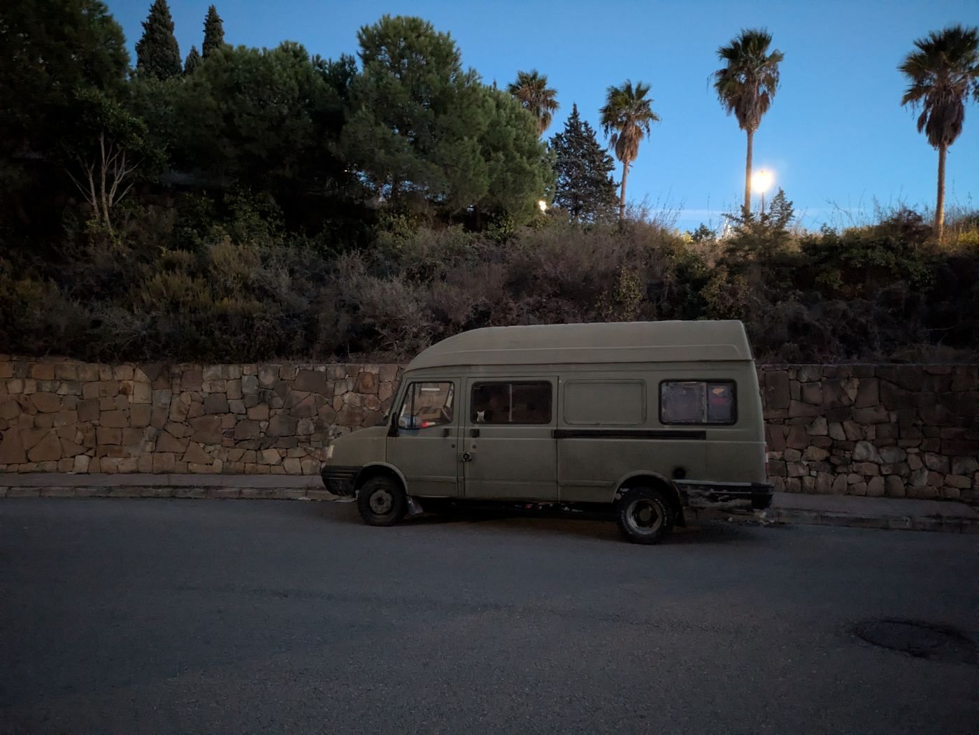 Furgoneta estacionada