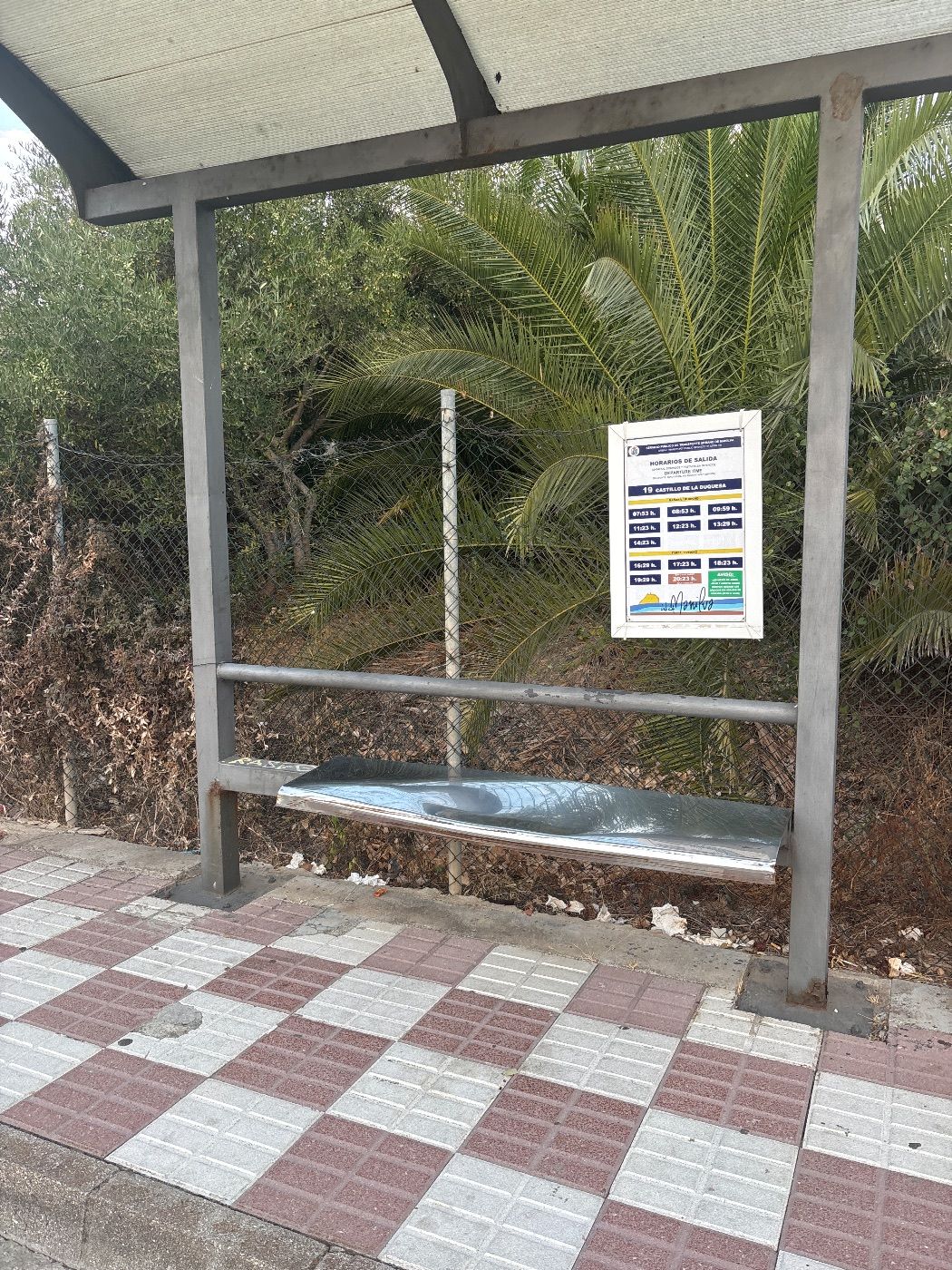 Asiento parada mal