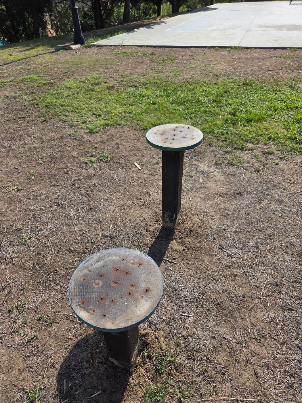 Parque destruido