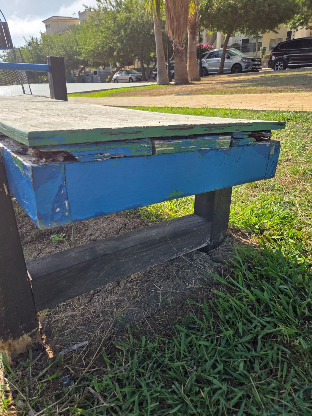 Parque destruido