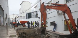 Obras de calle Isidoro continúan a buen ritmo