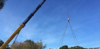 Instalado el puente sobre el Arroyo de la Jordana Arroyo de la Jordana