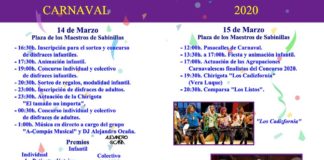 Actividades de Carnaval para este fin de semana Carnaval 2020