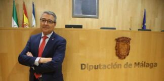 El presidente de la Diputación visita Manilva Francisco Salado