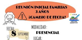 Reunión familias Colegio de Sabinillas