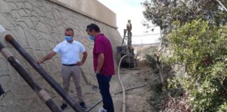 Trabajos de reparación del depósito de Manilva reparacion deposito