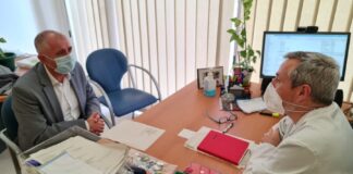 El alcalde se reune con el director de la unidad de gestión clínica Reunion Miguel Angel Cuerda