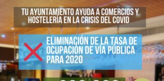 Se elimina la tasa de ocupación de vía pública 2020 Eliminación tasa via publica