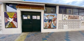 Se completa el mural del Colegio San Luis