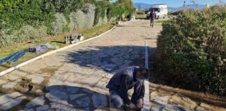 Mejoras en el trazado el paseo de Los Granados Los Granados