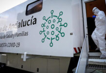 El lunes se realizará el tercer cribado masivo en Manilva Unidad movil cribado Andalucia