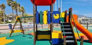Apertura del remodelado parque infantil del Castillo Parque del Castillo de la Duquesa