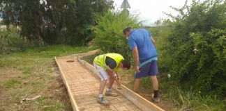 Se acondiciona el camino peatonal de unión con el término de Casares camino Casares Manilva