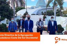 Juana Madrona en la directiva de Cs Costa del Sol Juana Madrona en la directiva de Cs Costa del Sol