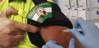 Turno de vacunación para los cuerpos de seguridad local