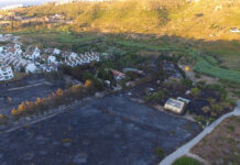 Amanece con el incendio extinguido tras una noche intensa Incendio Goleto