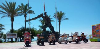 La Vuelta a España en Lambretta llega a Sabinillas Lambretta Manilva