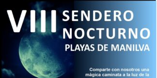 VIII Sendero nocturno Playas de Manilva sendero azul Playas de Manilva