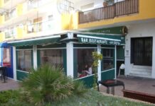 Incendio en el interior del restaurante La Casita