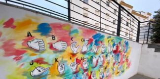 Nuevo mural integrativo en la Plaza de la Vendimia mural inclusivo