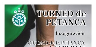 Inauguración de la Ciudad de la Petanca tormeo de Petanca