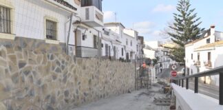 A buen ritmo las obras de la calle Cruces Barranca