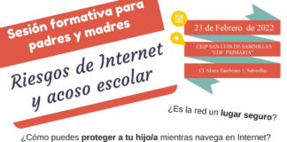 Charla educativa sobre el acoso escolar y riesgos de Internet