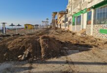 Las obras del paseo avanzan a buen ritmo paseo maritimo en obras