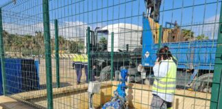 Trabajos de mantenimiento en los pozos municipales Hidralia