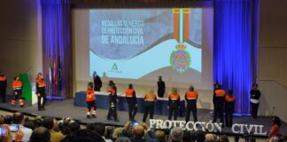 Protección Civil recibe la Medalla de Oro al mérito Proteccion Civil Manilva