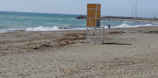 El Plan de Emergencias de costas prevé actuaciones en Manilva cañas en la Playa