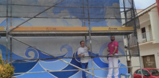 Nuevo mural en Sabinillas mural en Sabinillas