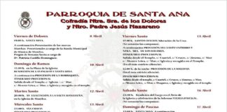 Programación Semana Santa de Manilva Semana Santa Manilva