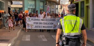 Manifestación por la inclusión educativa