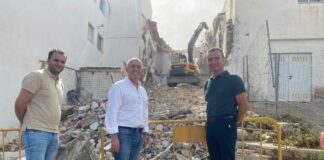 Inician los trabajos para conectar calle Jimena y Pedreta de Manilva