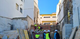 Continúan las obras del pasaje de la Pedreta