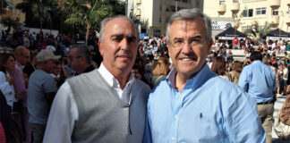 Jose Manuel Fernández propuesto formalmente por el PP provincial Jose Manuel Fernández con el alcalde de Estepona Jose María García Urbano
