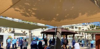 Gran ambiente del torneo clasificatorio de petanca