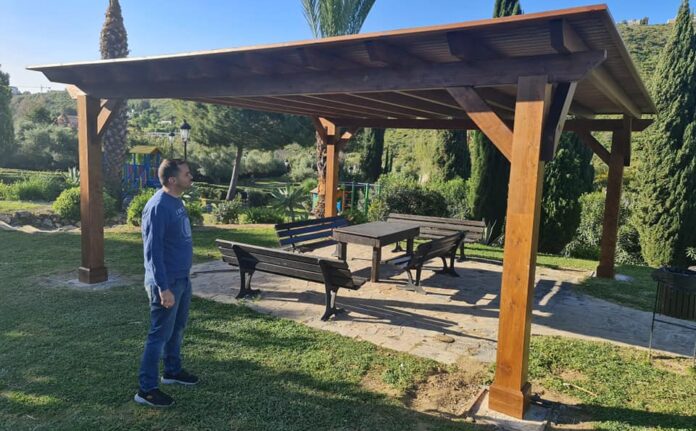 pérgola en el Goleto