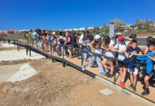 Primera visita oficial al yacimiento del Castillo visita yacimiento del Castillo