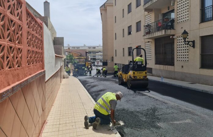Reasfaltado del tejarillo