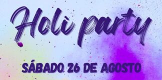 Fiesta Holi Party en la playa del Cali holi Party Manilva