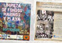 Recreación histórica y limpieza de fondos marinos