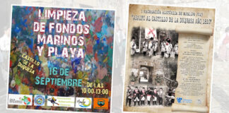 Recreación histórica y limpieza de fondos marinos