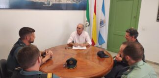 Se da la bienvenida al nuevo Teniente de la Guardia Civil Reunión Guardia Civil
