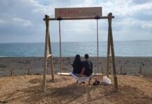 Nuevo mirador en la Senda Litoral Bésame en el mar