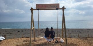 Nuevo mirador en la Senda Litoral Bésame en el mar