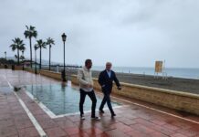 Tercera fase de las obras del paseo marítimo de Sabinillas