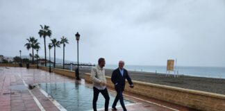 Tercera fase de las obras del paseo marítimo de Sabinillas