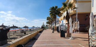 Inician las obras de la tercera fase del paseo marítimo obras paseo maritimo de Sabinillas